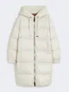 Max Mara Quilted Water-repellent Down Jacket In White