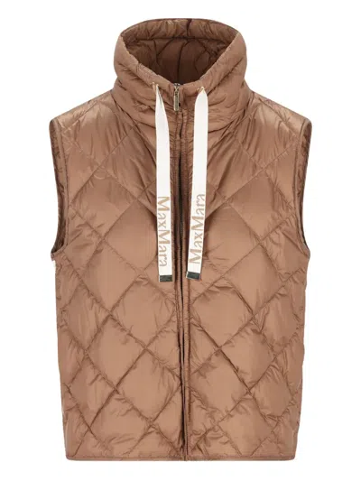 MAX MARA QUILTED ZIP-UP GILET