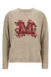 Max Mara Quota Sweaters And Cardigans Beige In Neutral