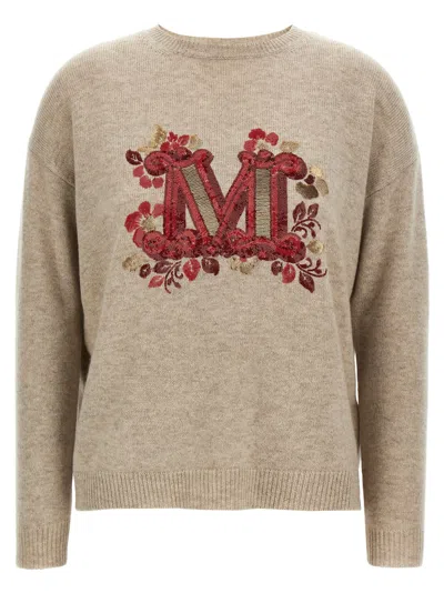 Max Mara Quota Sweater In Cream