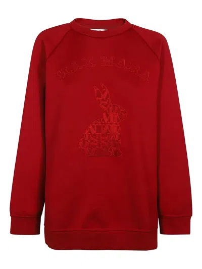 MAX MARA RABBIT-PATCH SWEATSHIRT