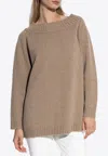 Max Mara Radames Wool And Cashmere Sweater In Neutral