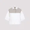 Max Mara Short-sleeved Shirt In Gesso