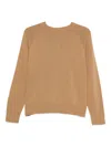Max Mara Raglan-sleeve Sweater In Brown