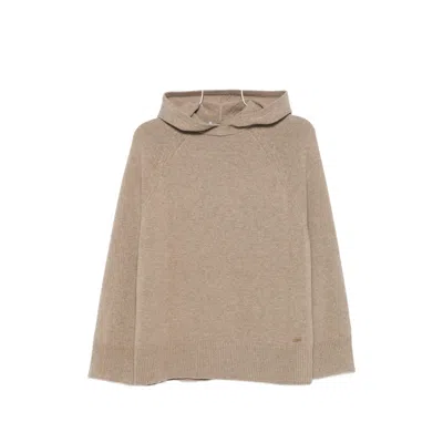 Max Mara Raglan-sleeve Cashmere Hoodie In Neutral