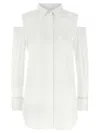 Max Mara Cut-out Shirt In White