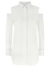 Max Mara Cut-out Shirt In White