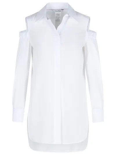 MAX MARA RAGNI WHITE COTTON SHIRT