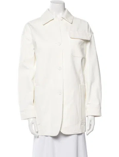 Pre-owned Max Mara Ragtime Workwear Jacket Jacket W/ Tags In Neutral