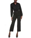 Max Mara Ragusa Wool Jumpsuit In Black