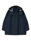 Max Mara Rain Coat In Blue