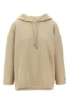 Max Mara Women Sand Cotton Blend Rally Sweatshirt