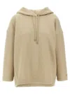 Max Mara Women Sand Cotton Blend Rally Sweatshirt In Neutral