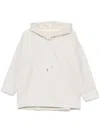 Max Mara Women Cotton Blend Hoodie In Neutrals
