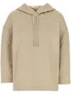 Max Mara Women Sand Cotton Blend Rally Sweatshirt In Nude