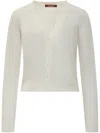 Max Mara Ramo Cardigan In Weiss