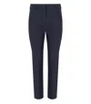 Max Mara Rana Blue Pants In Blue