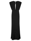 MAX MARA RANDERS PLEATED MAXI DRESS