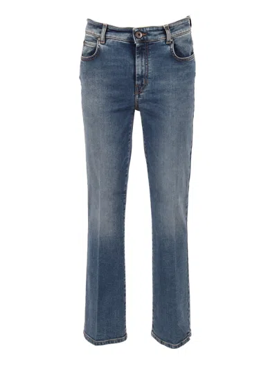 Max Mara Weekend Pantalone In Denim Rapallo In Blue