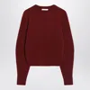 Max Mara Raspberry Sweater In Stretch Knit
