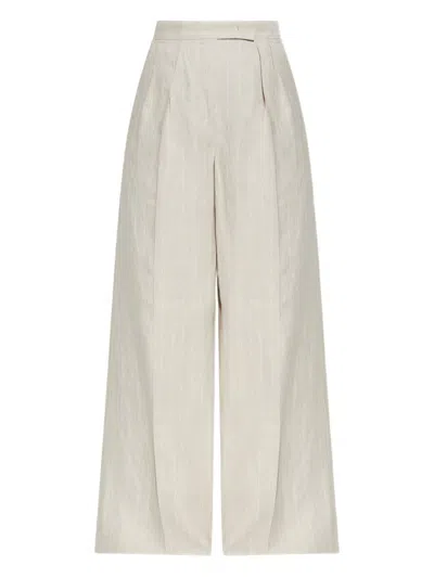 MAX MARA MAX MARA RAUCHE LINEN TROUSERS