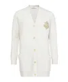 Max Mara 'wool Blend Cardigan Front Pockets' In White