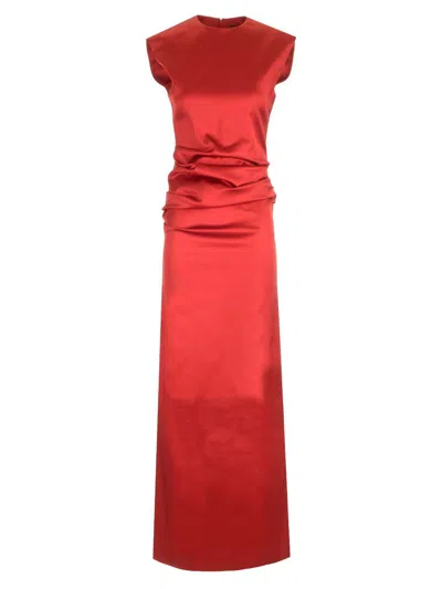 Max Mara Rea Draped Long Dress