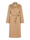 Max Mara Ready Icon Camel Coat In Brown
