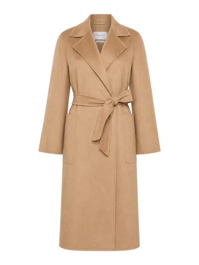 Max Mara Ready Icon Camel Coat In Nude & Neutrals