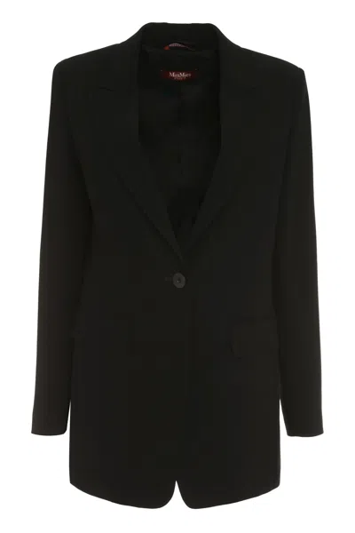 MAX MARA REALE SINGLE-BREASTED ONE BUTTON JACKET