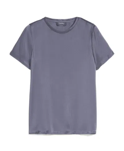 Max Mara Rebecca T-shirt In Purple