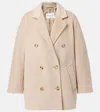 Max Mara Rebus 101801 Icon Wool And Cashmere Coat In Neutral