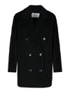 Max Mara 101801 Icon Wool And Cashmere Coat In Negro