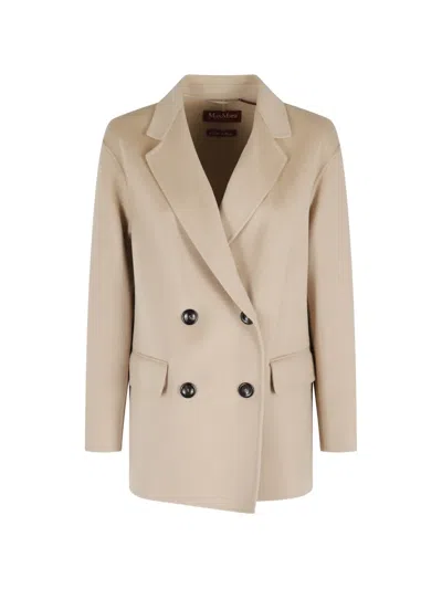 Max Mara Rebus Blazer In Neutral