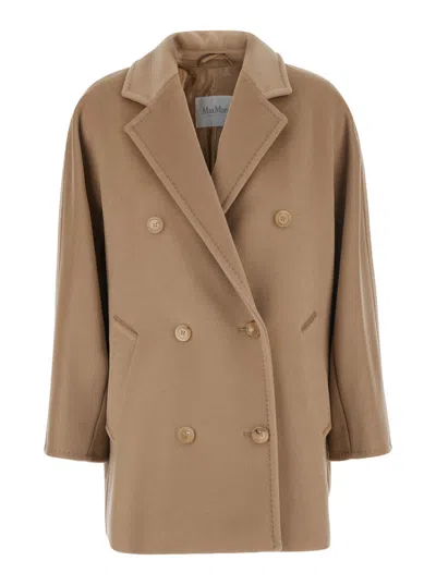 Max Mara Rebus Coat In Burgundy