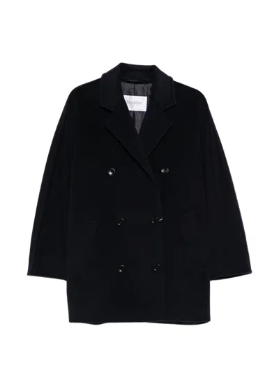 Max Mara Short 101801 Icon Coat In Black