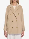 Max Mara Rebus 101801 Icon Wool And Cashmere Coat In Sand