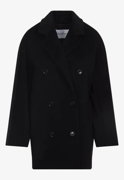 MAX MARA REBUS DOUBLE-BREASTED WOOL COAT
