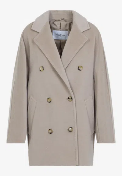 MAX MARA REBUS DOUBLE-BREASTED WOOL COAT