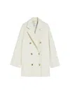 Max Mara Oversized Wool Cashmere Beaver Coat In Neutral