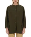 Max Mara Shirt-style Round-collar Casual Jacket