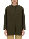 Max Mara Tailored Jacket Flap Pockets In Green