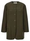 Max Mara "recital" Jacket In Green