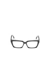 Max Mara Rectangle-frame Glasses In Black