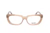 Max Mara Rectangle Frame Glasses In Nude