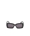 Max Mara Rectangle-frame Sunglasses In Gray