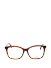 Max Mara Rectangle-frame Glasses In Multi
