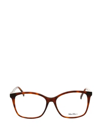 Max Mara Rectangle-frame Glasses In Multi