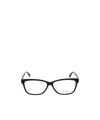 Max Mara Rectangular Frame Glasses In Black