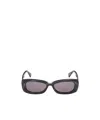 Max Mara Rectangular Frame Sunglasses In Black